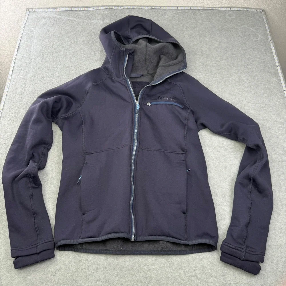 COTOPAXI Hooded Softshell Zip‎ Jacket Navy Performance Outdoor Women's Small